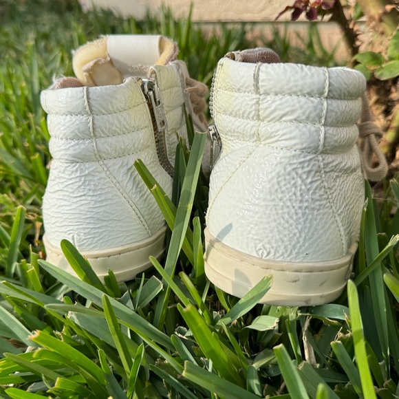 P448 high top white patent leather sneakers Medusa color size 35 US 5 - Picture 16 of 16